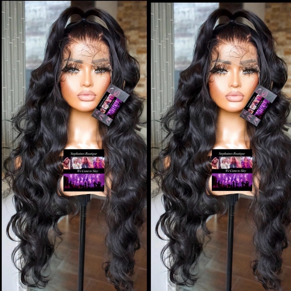 Human Hair Blended Lace Front Wig